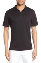 Men's Zachary Prell Libani Zip Polo - Black