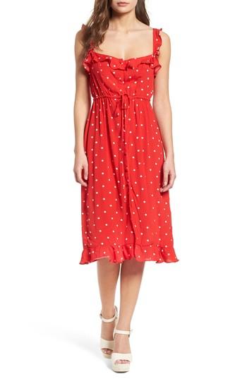 Women's For Love & Lemons Natalia Midi Dress