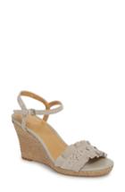 Women's Jack Rogers Vale Espadrille Wedge Sandal M - Grey