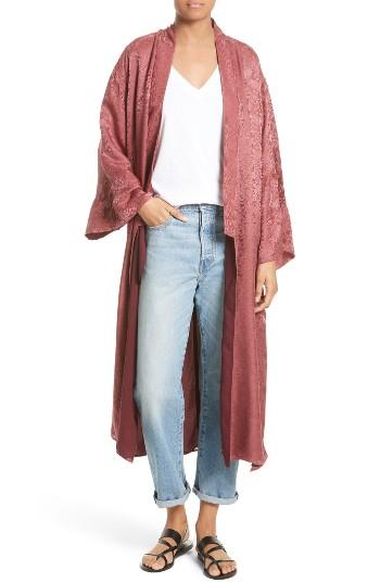 Women's Elizabeth And James Tracey Jacquard Robe - Red