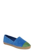 Women's Tory Burch Colorblock Espadrille Flat .5 M - Blue