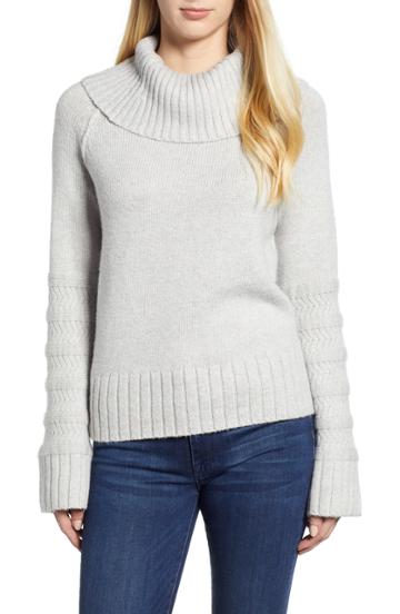 Women's Caslon Turtleneck Sweater - Grey