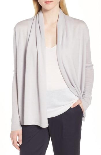 Women's Nordstrom Signature Cashmere Blend Cardigan - Grey