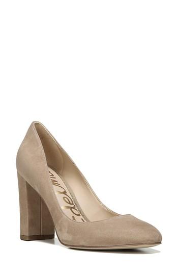 Women's Sam Edelman Stillson Pump W - Beige