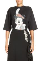 Women's Christopher Kane Mickey Oversized Tee - Black