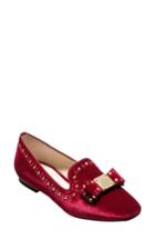 Women's Cole Haan Tali Bow Loafer .5 B - Red