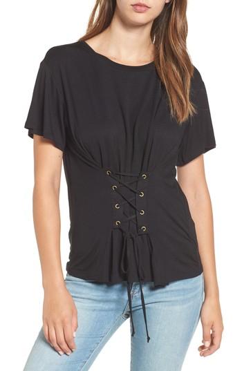 Women's June & Hudson Corset Tee