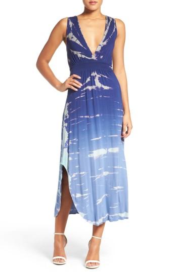 Women's Fraiche By J Plunge Dress - Blue