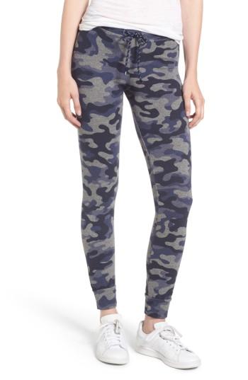 Women's Sundry Camo Skinny Sweatpants - Grey