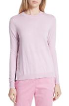 Women's Ted Baker London Kaleese Serenity Pleat Back Silk Cotton Sweater - Purple