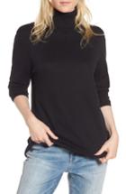 Women's Treasure & Bond Boyfriend Turtleneck Sweater - Black