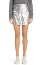 Women's Simon Miller Willow Metallic Miniskirt - Metallic