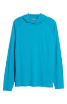 Men's Smartwool Merino 150 Wool Blend Hoodie, Size - Blue
