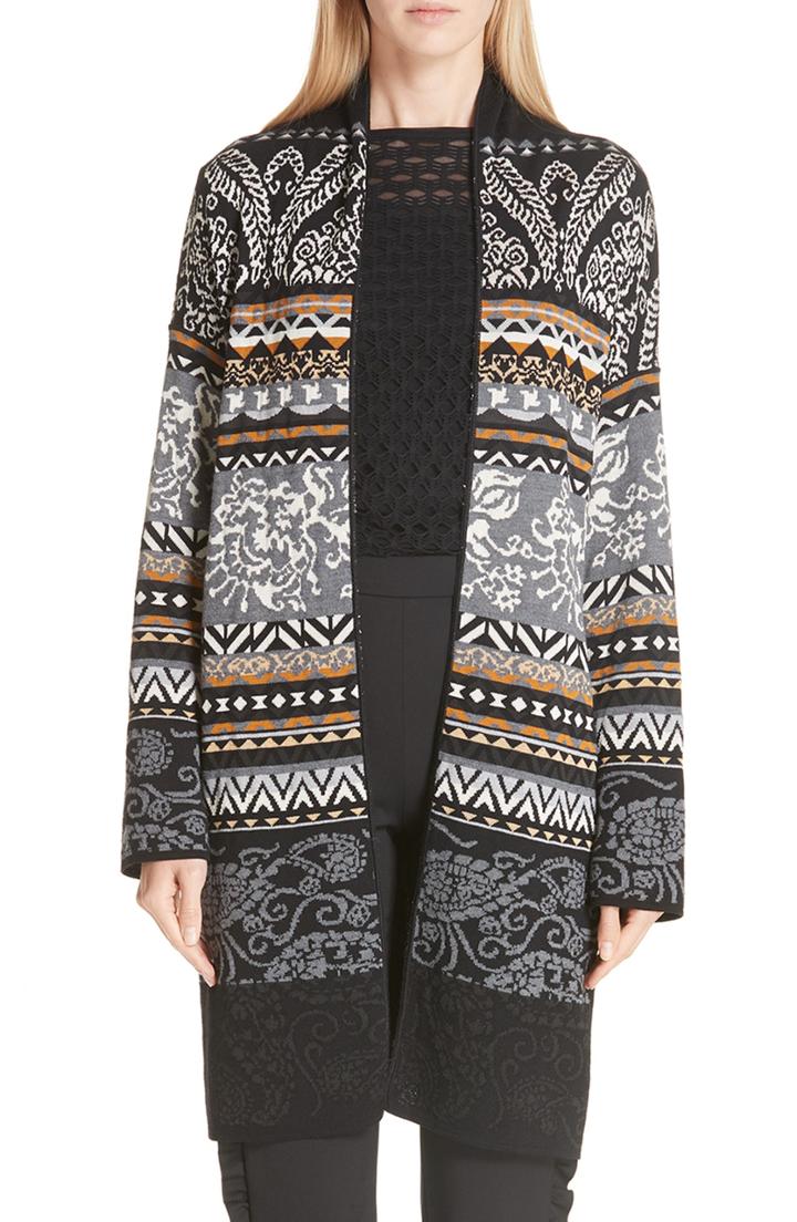 Women's Fuzzi Fair Isle Cardigan