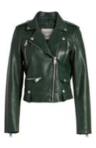 Women's Levi's Faux Leather Moto Jacket - Green