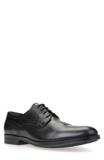 Men's Geox Hilstone 3 Plain Toe Derby Us / 39eu - Black