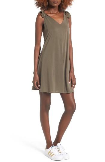 Women's Soprano Shoulder Tie Dress - Green