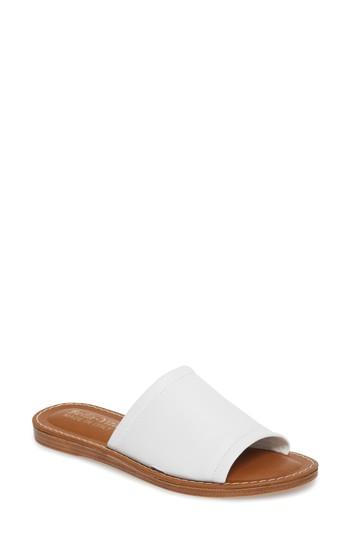 Women's Bella Vita Ros Slide Sandal M - White