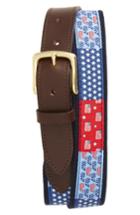 Men's Vineyard Vines Americana Patchwork Belt - Patchwork