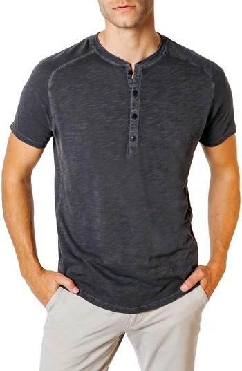 Men's Good Man Brand Slim Fit Slub Henley, Size - Pink