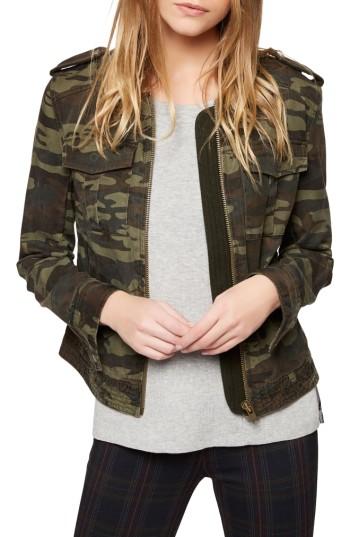 Women's Sanctuary War Is Over Camo Jacket - Green