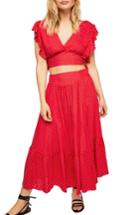 Women's Free People Pretty Dayz Two-piece Dress - Red