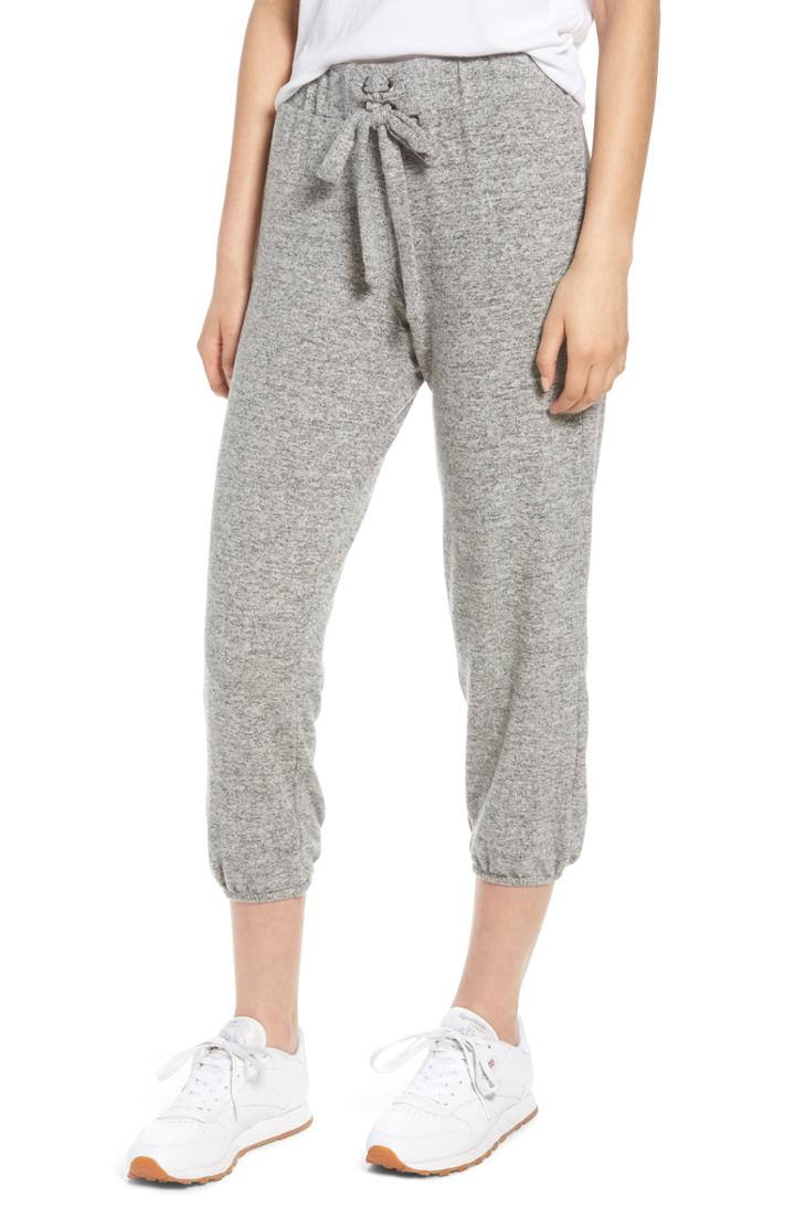 Women's Project Social T Paris Heathered Crop Sweatpants