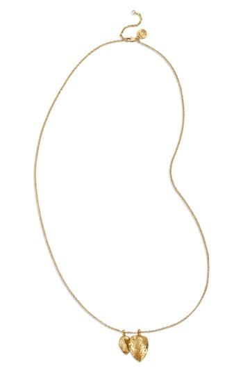 Women's Tory Burch Almond Charm Necklace