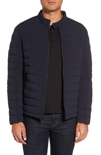 Men's Michael Kors Packable Stretch Down Jacket - Blue