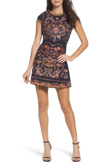 Women's Foxiedox Hadiya Embroidered A-line Dress - Blue