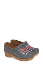 Women's Dansko Twin Pro Embroidered Clog .5-6us / 36eu M - Grey