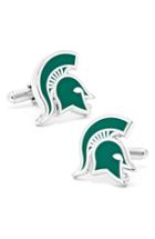 Men's Cufflinks, Inc. 'michigan State Spartans' Cuff Links
