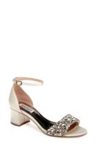 Women's Badgley Mischka Vega Crystal Embellished Sandal M - Ivory