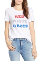 Women's Pst By Project Social T Red White & Boys - White
