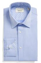 Men's Ted Baker London Endurance Trim Fit Dress Shirt .5 34/35 - Blue