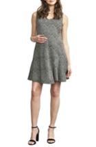 Women's Maternal America Overlay Wrap Maternity/nursing Dress