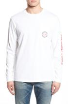 Men's Vineyard Vines Logo Graphic Long Sleeve T-shirt - White
