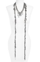Women's Saint Laurent Pewter Cravat Necklace
