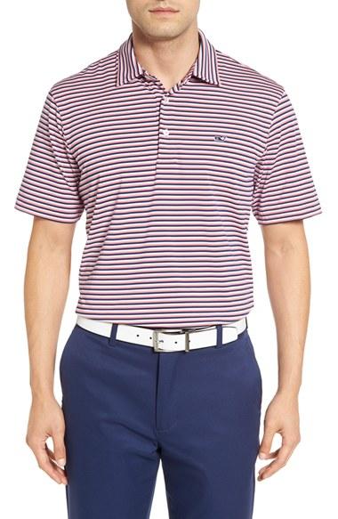 Men's Vineyard Vines 'kennedy' Stripe Golf Polo