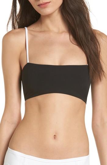 Women's Boys + Arrows Hezus Bandeau Bikini Top - Black