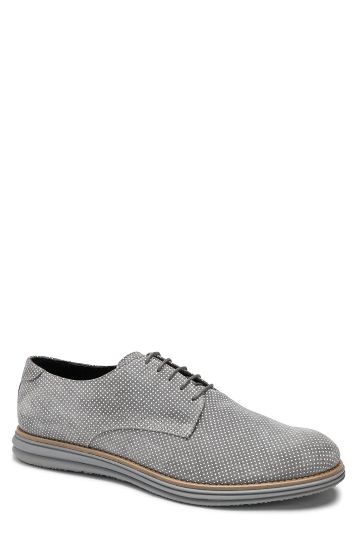Men's Bugatchi Manarola Plain Toe Derby .5 M - Grey