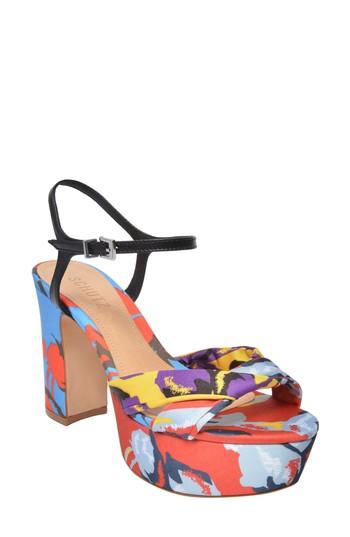 Women's Schutz X Adriana Lima Publia Platform Sandal M - Black