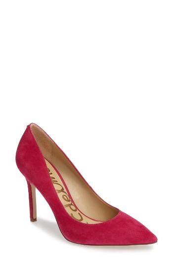 Women's Sam Edelman Hazel Pointy Toe Pump .5 M - Red