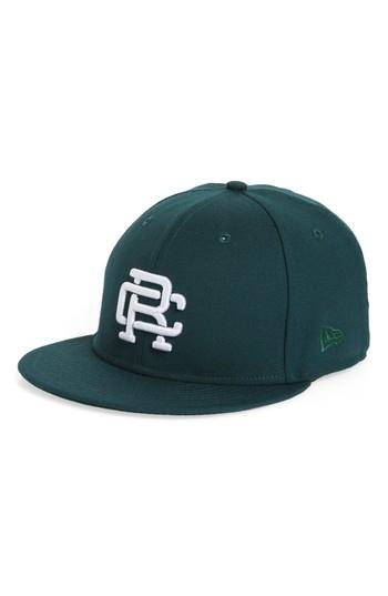 Men's Reigning Champ New Era Fitted Baseball Cap 1/4 - Green