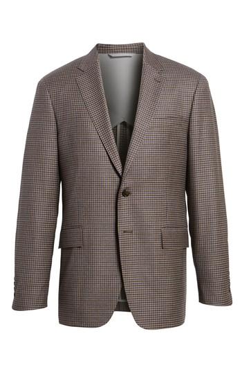 Men's Todd Snyder White Label Trim Fit Check Wool Sport Coat S - Brown