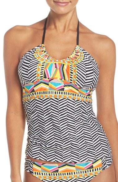 Women's Trina Turk Brasilia Halter Tankini Top