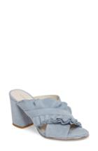 Women's Kenneth Cole New York Laken Ruffle Cross Strap Sandal M - Grey