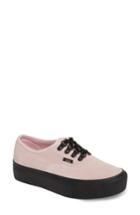 Women's Vans 'authentic' Platform Sneaker .5 M - Pink