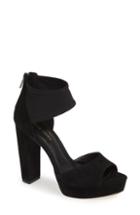 Women's Pelle Moda Pauli Platform Sandal M - Black
