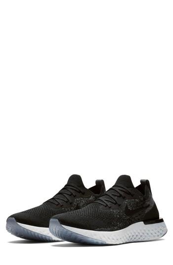 Men's Nike Epic React Flyknit Running Shoe M - Black
